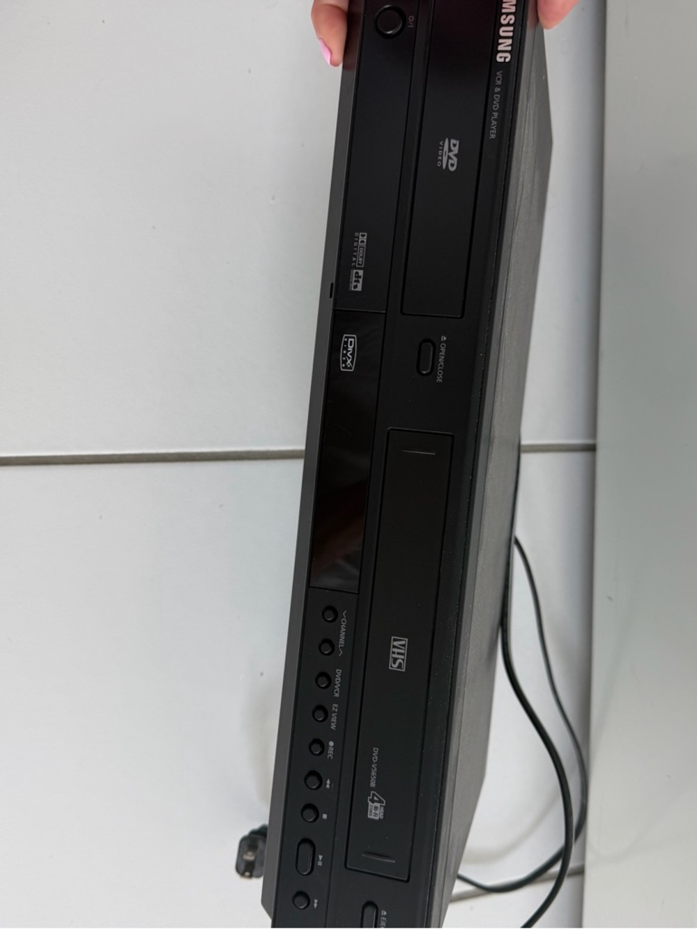 Samsung Black DVD VCR Combo Player
